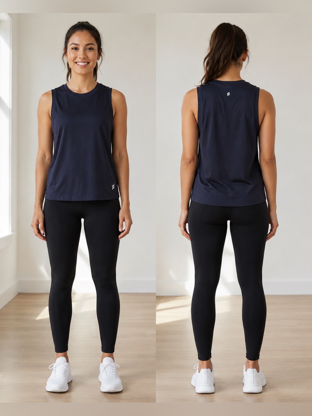 NWT Peloton Seamless Muscle Navy Muscle Tank Top Women’s M/L
